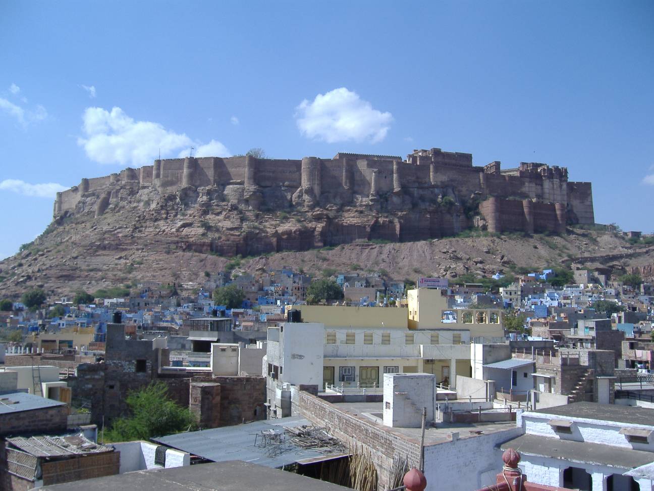 View of Mehrangarh fort in Jodhpur